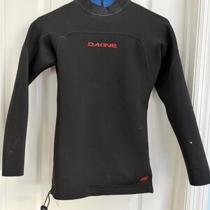 Dakine Black and Red Wetsuit Top